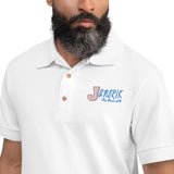 JA'NERIK The Brand Embroidered Polo Shirt