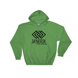 JA'NERIK The Brand Chicago Original (Black logo) Hooded Sweatshirt
