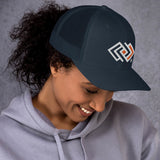 JA'NERIK The Brand Logo only Trucker Cap