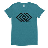 JA'NERIK The Brand Women's Crew Neck T-shirt (Black Logo only)