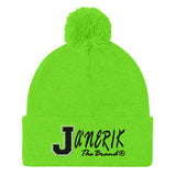JA'NERIK The Brand Pom Pom Beanie