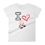 JA'NERIK The Brand (I love skates) Women's Short Sleeve T-Shirt