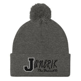 JA'NERIK The Brand Pom Pom Beanie