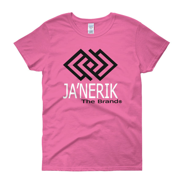 JA'NERIK The Brand (Black & White logo) Women's Short Sleeve T-Shirt