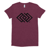 JA'NERIK The Brand Women's Crew Neck T-shirt (Black Logo only)