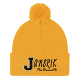 JA'NERIK The Brand Pom Pom Beanie