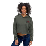 JA'NERIK The Brand logo only Crop Hoodie