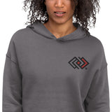 JA'NERIK The Brand logo only Crop Hoodie