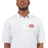 JA'NERIK The Brand RED LOGO ONLY Men's Premium Polo