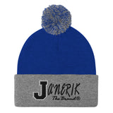 JA'NERIK The Brand Pom Pom Beanie
