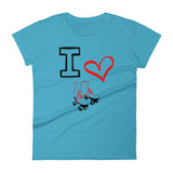 JA'NERIK The Brand (I love skates) Women's Short Sleeve T-Shirt
