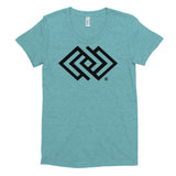 JA'NERIK The Brand Women's Crew Neck T-shirt (Black Logo only)