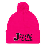 JA'NERIK The Brand Pom Pom Beanie