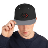 JA'NERIK The Brand Red & Black Logo only Snapback Hat