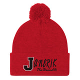 JA'NERIK The Brand Pom Pom Beanie
