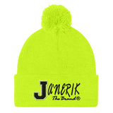 JA'NERIK The Brand Pom Pom Beanie