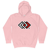 JA'NERIK The Brand Black & Red Logo Kids Hoodie