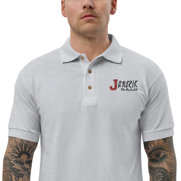 JA'NERIK The  Brand Embroidered Polo Shirt