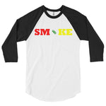 JA'NERIK The Brand SMOKE 420 3/4 sleeve raglan shirt