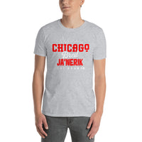 JA'NERIK The Brand CHICAGO BRED RED AND WHITEShort-Sleeve Unisex T-Shirt