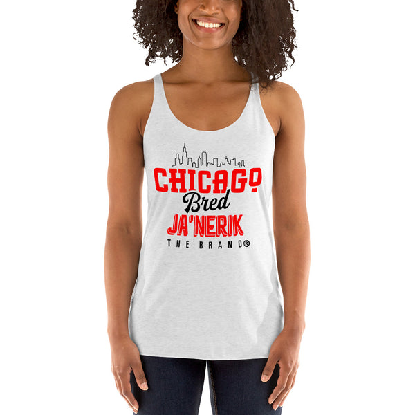 JA'NERIK The Brand Chicago BRED Women's Racerback Tank