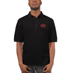 JA'NERIK The Brand RED LOGO ONLY Men's Premium Polo
