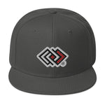 JA'NERIK The Brand Logo only with white outline Snapback Hat