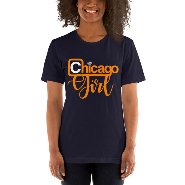 JA'NERIK The Brand CHICAGO GIRL Short-Sleeve Unisex T-Shirt