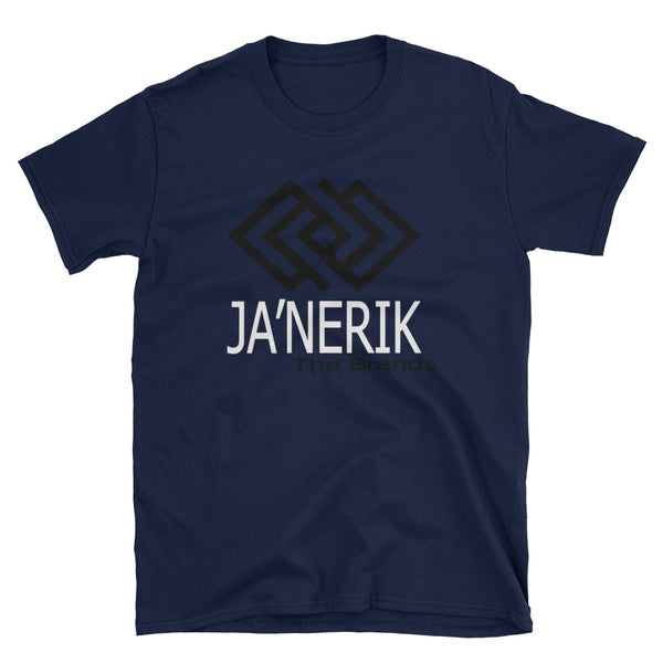 JA'NERIK The Brand (Black & white logo) Short Sleeve Unisex T-Shirt